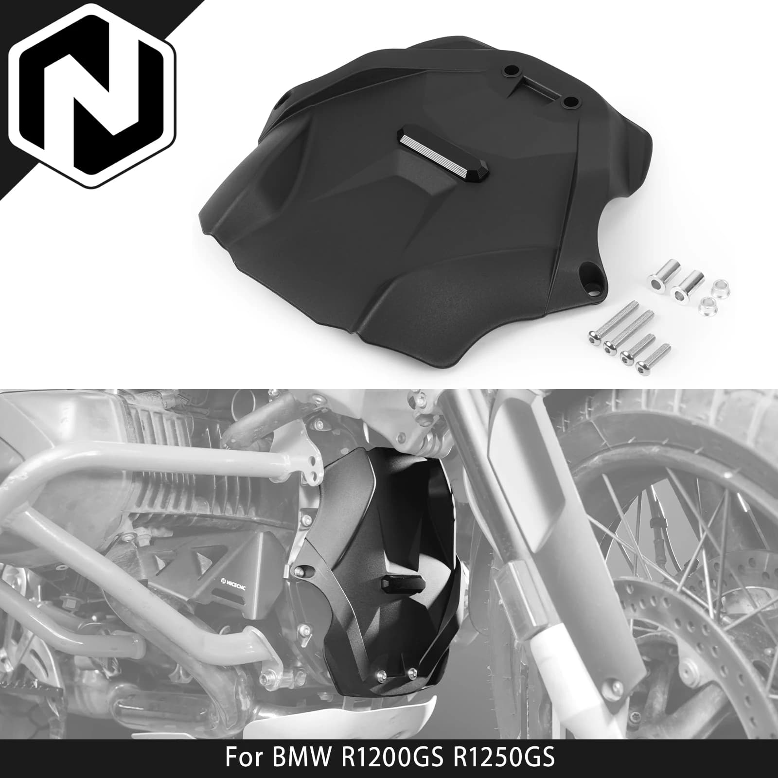 NICECNC Protezione Motore per Moto BMW R1250GS 2018-2023 R1200GS 2013-2018 R1200 GS R1250 GS 2023 2022 2021 2020