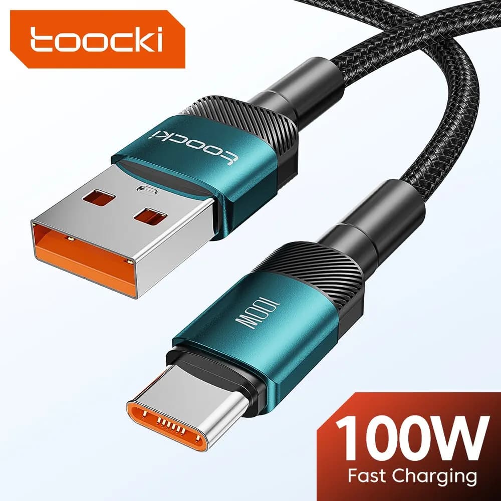 Toocki USB cable Type C Quick charging USB C charging cable for iPhone 15 14 13 12 11 Huawei P40 P30 Realme Oppo Oneplus Power Bank