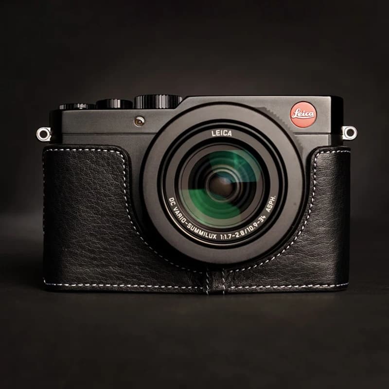 Custodia per fotocamera in vera pelle fatta a mano custodia per fotocamera per Leica DLUX7 DLUX Typ109 con porta della batteria di apertura