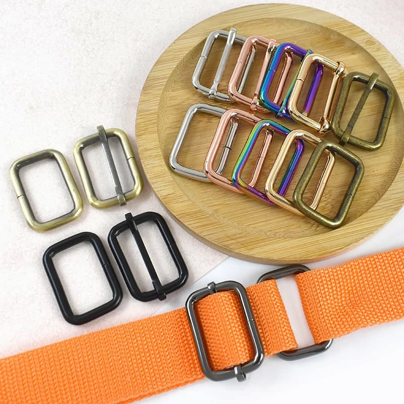 5/10Pcs 16-50mm Bags Strap Metal Buckle Sewing Tri-glides O D Ring Buckles Backpack Dog Collar Clasp DIY Hardware Accessoies