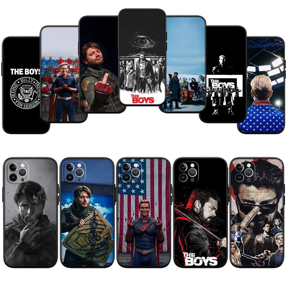 AD48 The Boys Soldier Boy New High-End Shell Phone Case for iPhone 16 15 14 13 12 Pro Max Plus Mini