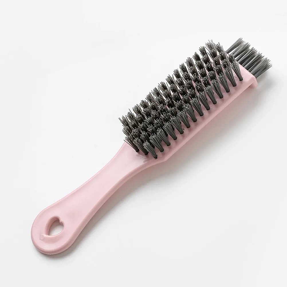 Spazzola Multiuso Resistente per la Pulizia delle Scarpe, Scrubber in Plastica per Piastrelle del Bagno, Angoli, Finestre, Pavimenti e Macchie Difficili
