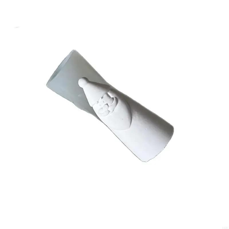 Stampi in silicone a forma Babbo Natale per candele, sapone, cioccolato, caramelle, torta, fondente, decorazione in gesso, in