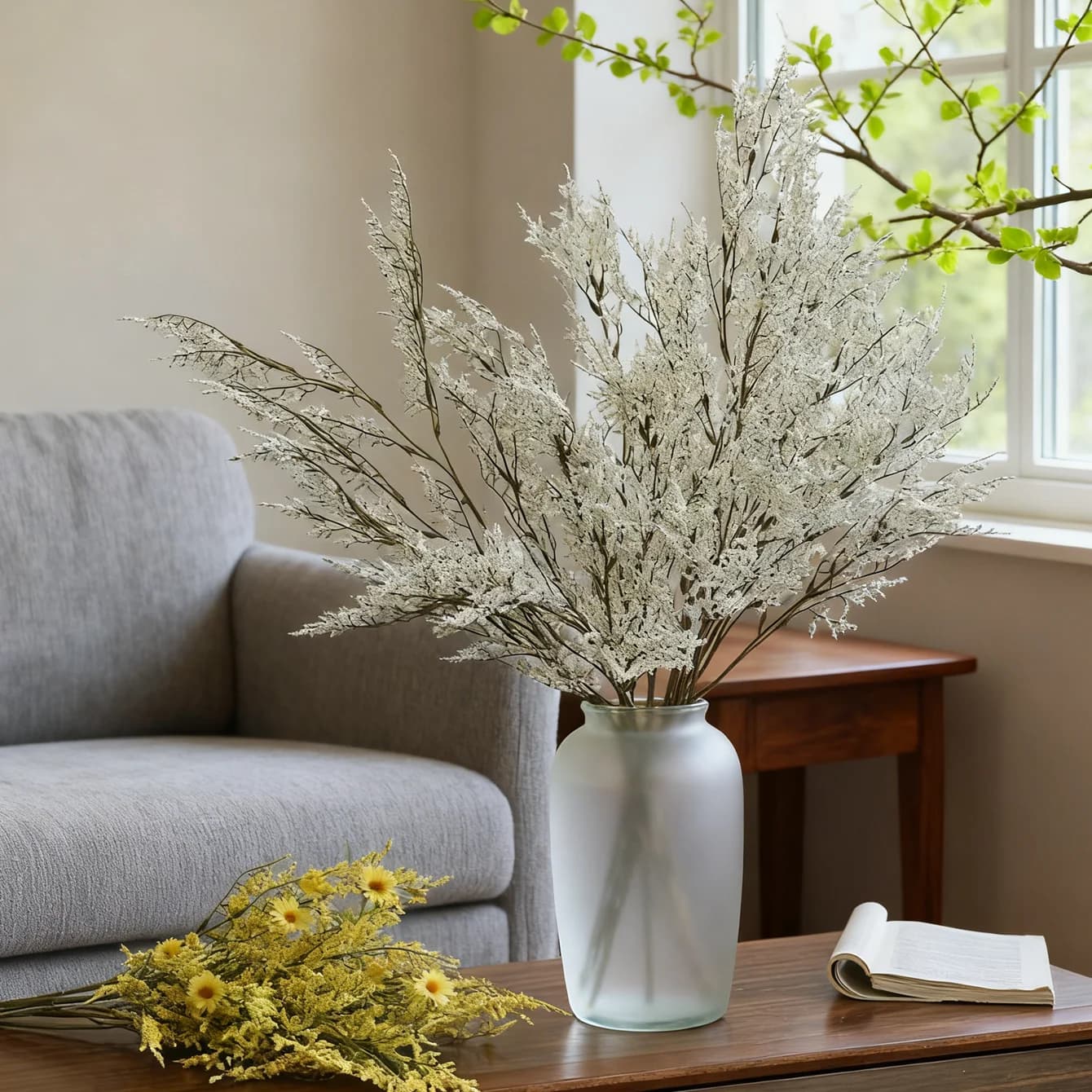 Fiori Artificiali in Seta, Erba Decorativa per Casa, Stanza, Matrimonio, Ghirlande, Bouquet da Sposa, Decorazioni per Festival, Giardino, Esterni, Fai da Te, Regali, Oggetti di Scena