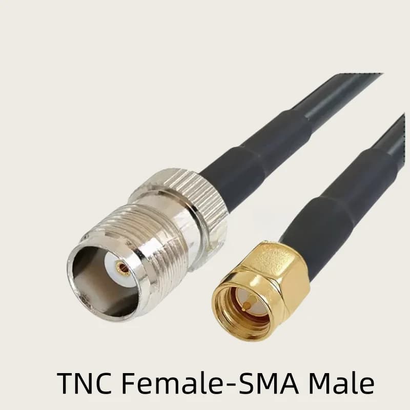 Cavo RG58 TNC femmina a SMA maschio femmina Antenna WiFi 50Ohm Cavi jumper coassiali RF a spirale