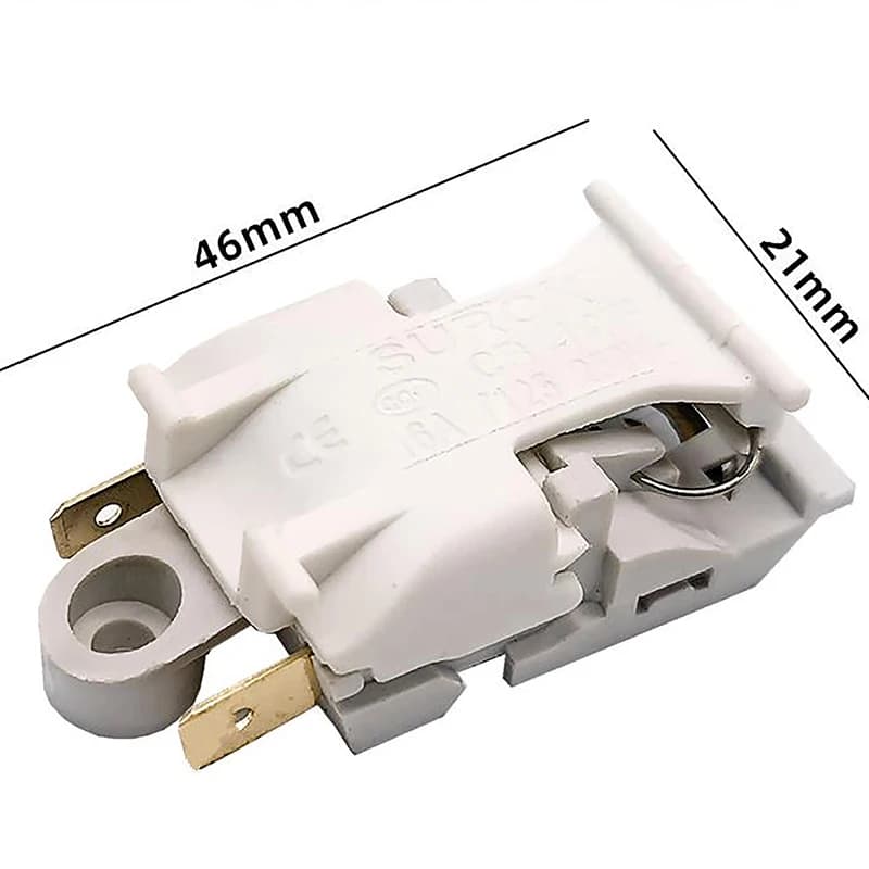 ♪ YA] 5 Pieces Accessories Electric Kettle Switch 16A White High Power Control Temperature Switch Automatic Hand Switch