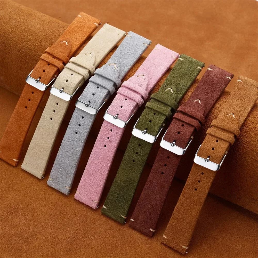Cinturino in pelle 18mm 20mm 22mm per Samsung Galaxy Watch 7/6/5/4 40 44mm Bracciale per Xiaomi Redmi Watch 5 Lite/Accessori attivi