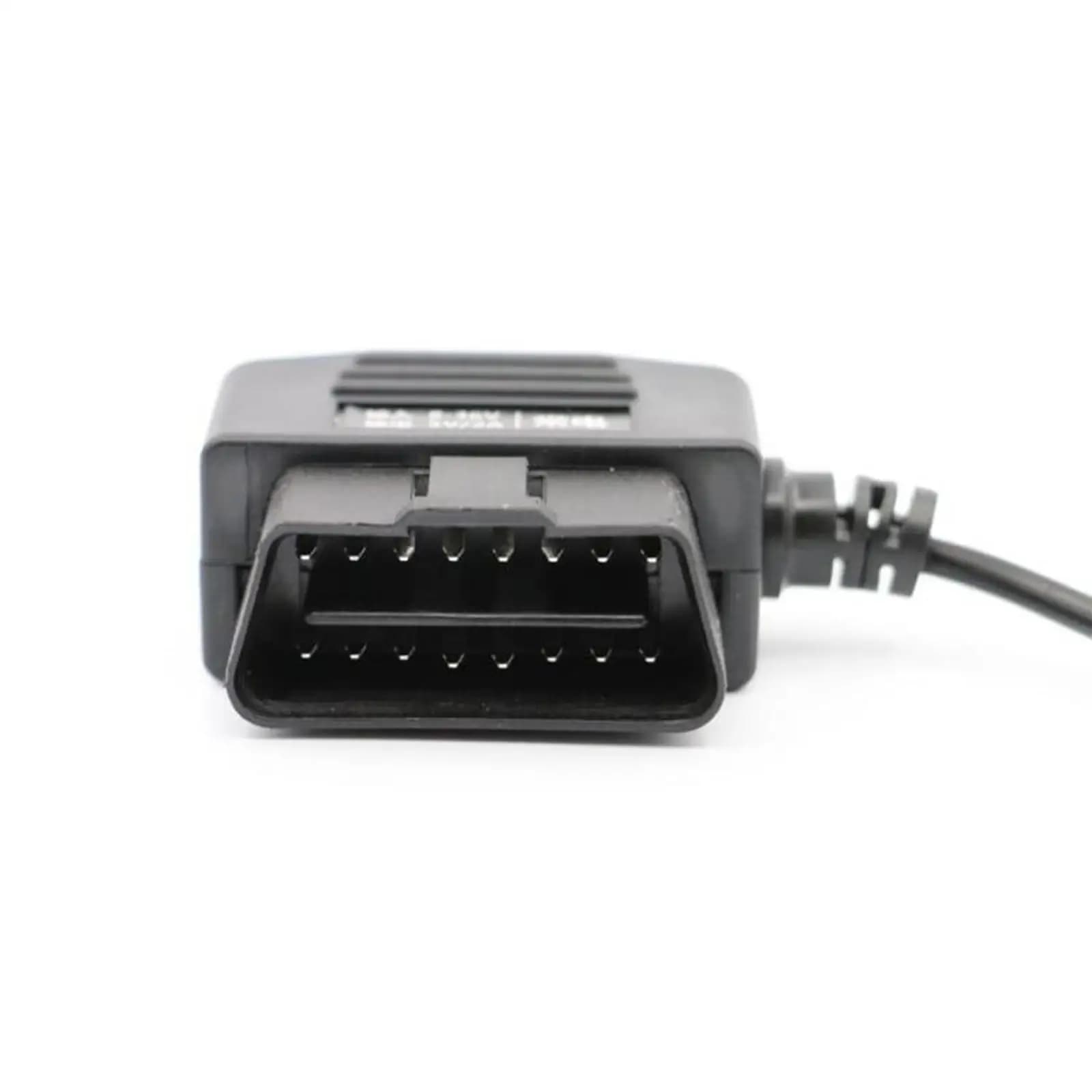 OBD Hardwire Kit USB Female adapter Spare Parts for Dash cam Camcorder