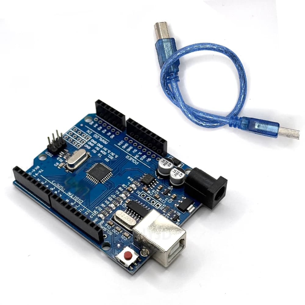 UNO R3 ATMEGA328P CH340 / ATEGA16U2 compatible for Arduino with R3 Proto Shield cable expansion card