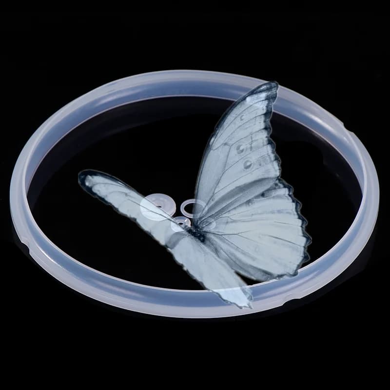 Anello di tenuta universale in gomma siliconica per pentola a pressione elettrica da 22 cm, 5-6 litri, parti di riparazione e ricambio