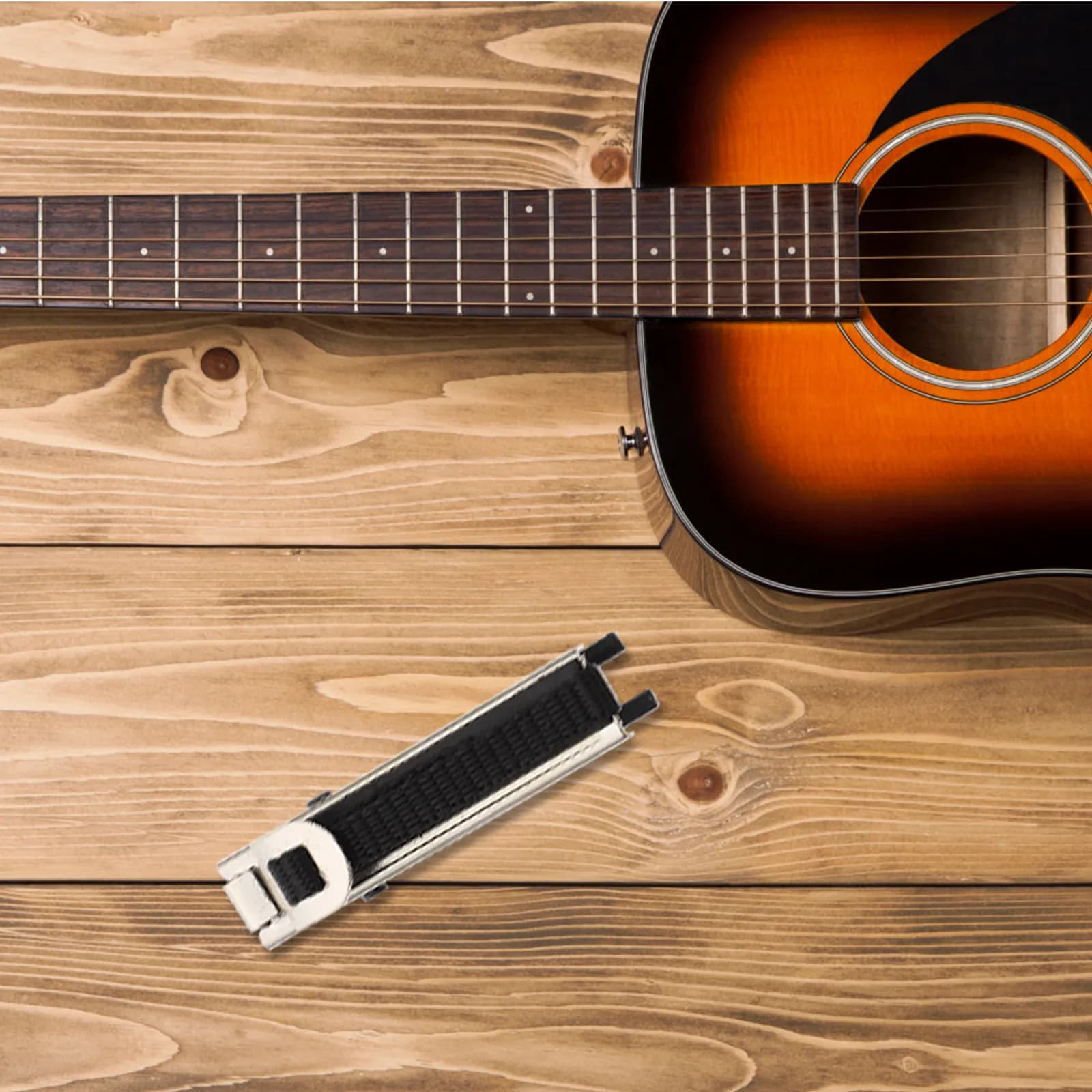 1 Pezzo Capotasto Leggero in Plastica per Chitarra, Adatto per Chitarra Elettrica, Acustica, Ukulele, Banjo, Mandolino, Chitarra Folk - Morsetto di Sostituzione