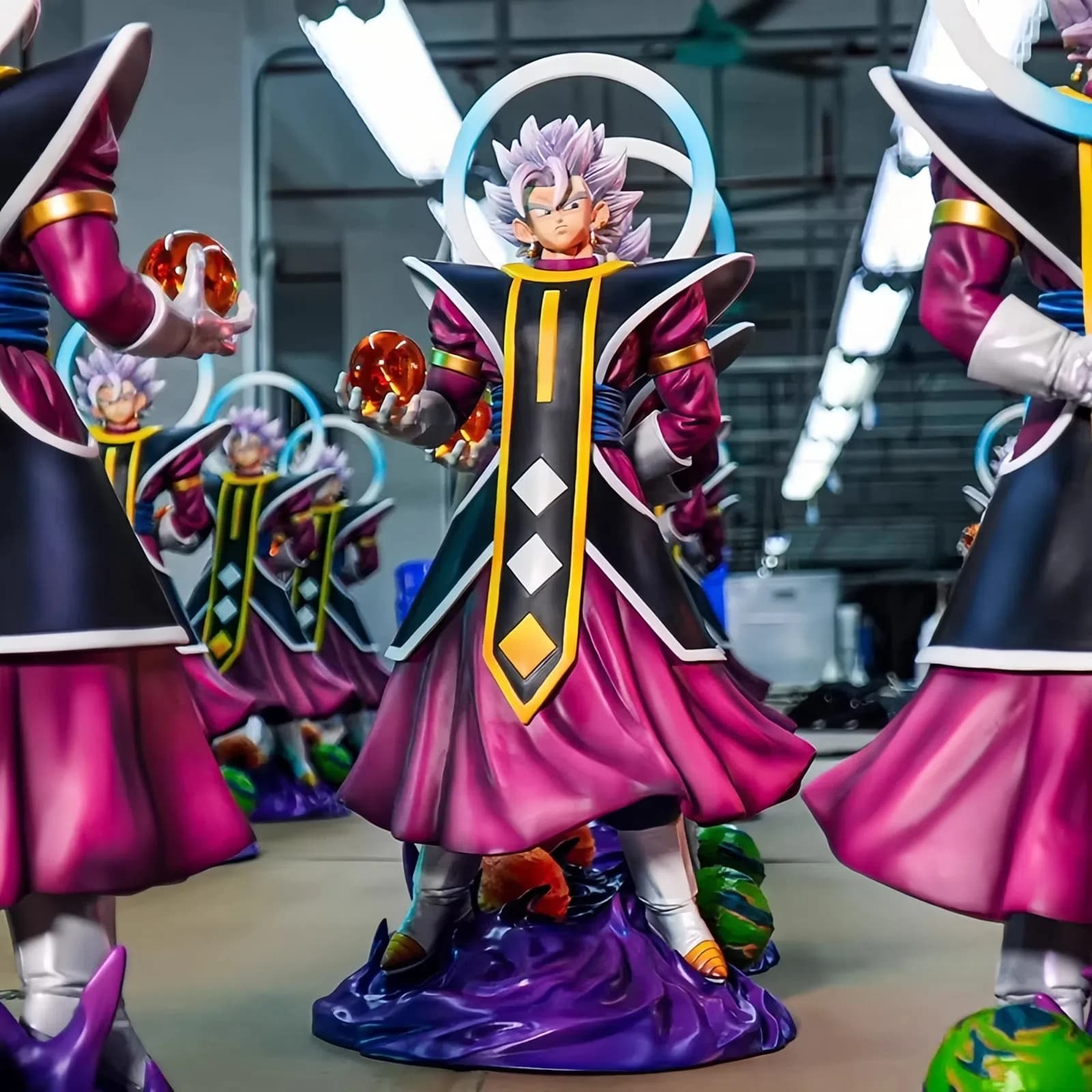 37 cm JT Statua di Fabbrica Anime Dragon Ball Vegetto Cos Gran Sacerdote Daishinkan Figure Modello Collezione di Bambole Regalo Giocattolo Alla Moda