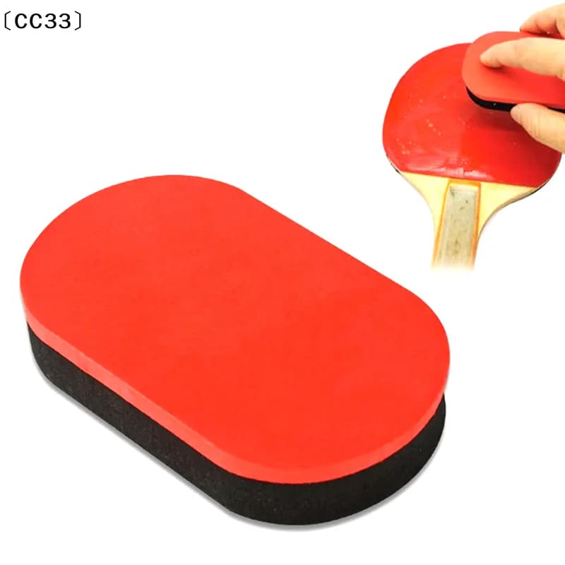 Ping pong rack cleaning brush, rubber sponge, durable, tennis racket care accessory
