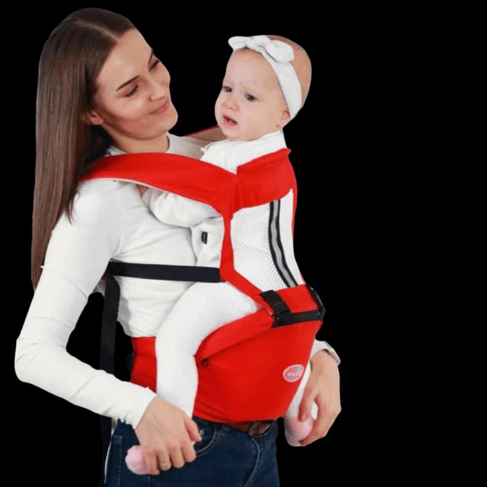 Marsupio per neonato con supporto frontale in materiale morbido Design a tracolla Sgabello per marsupio per neonato Borsa per marsupio per neonato 360 ergonomico