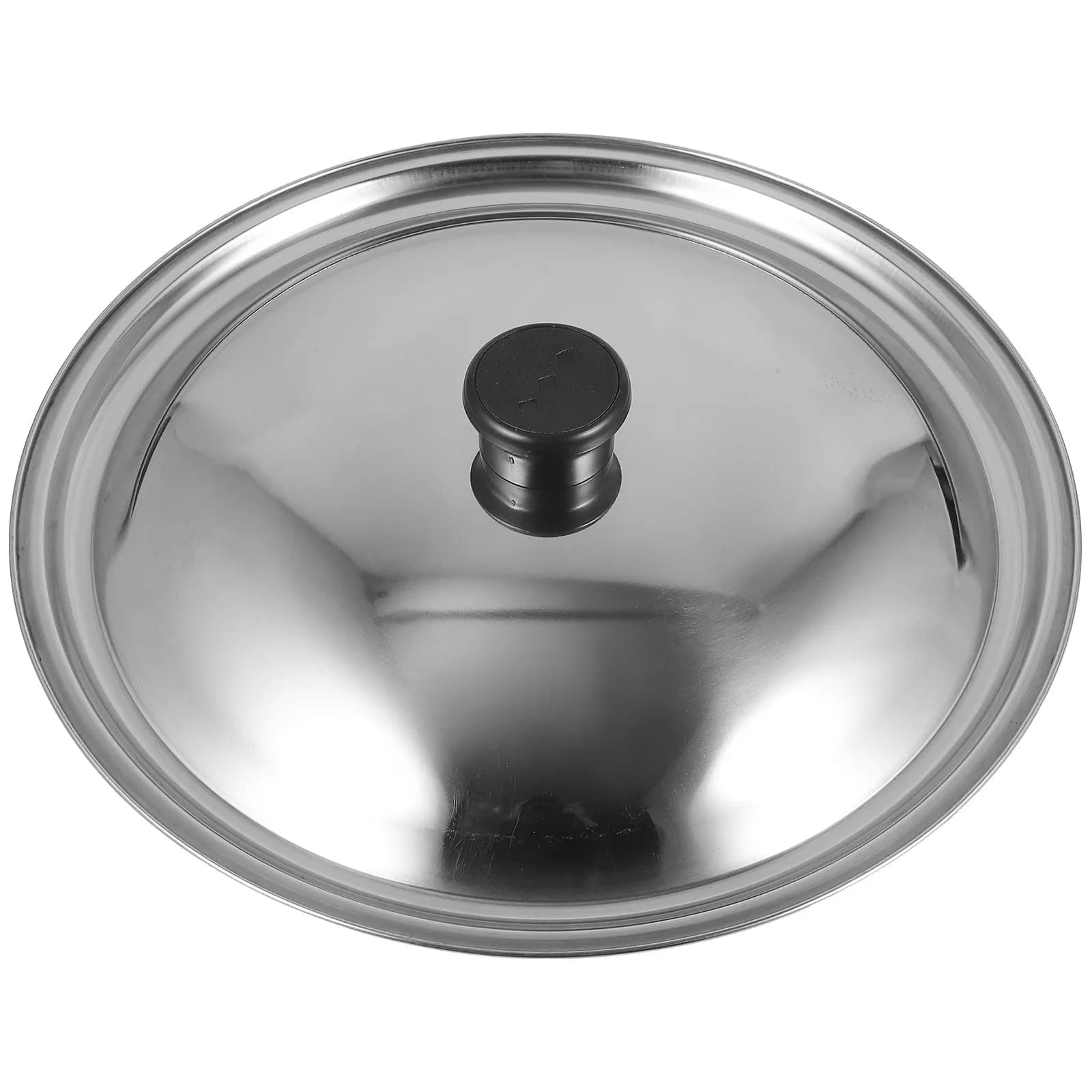 Heavy Duty Stainless Steel Pot Lid Round Scratch Resistant Dishwasher Safe Comfort Grip Handle for Pots Pans Saucepan Frying Pan