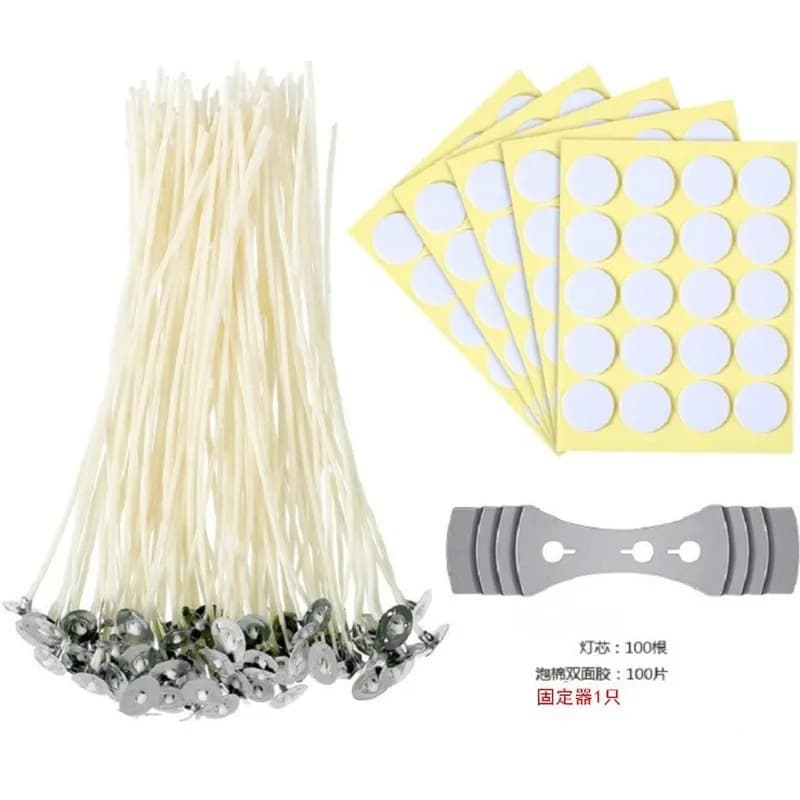 Candle wick Holder Wick Sticker Combination Set DIYCandle making kit, scented cup wax production