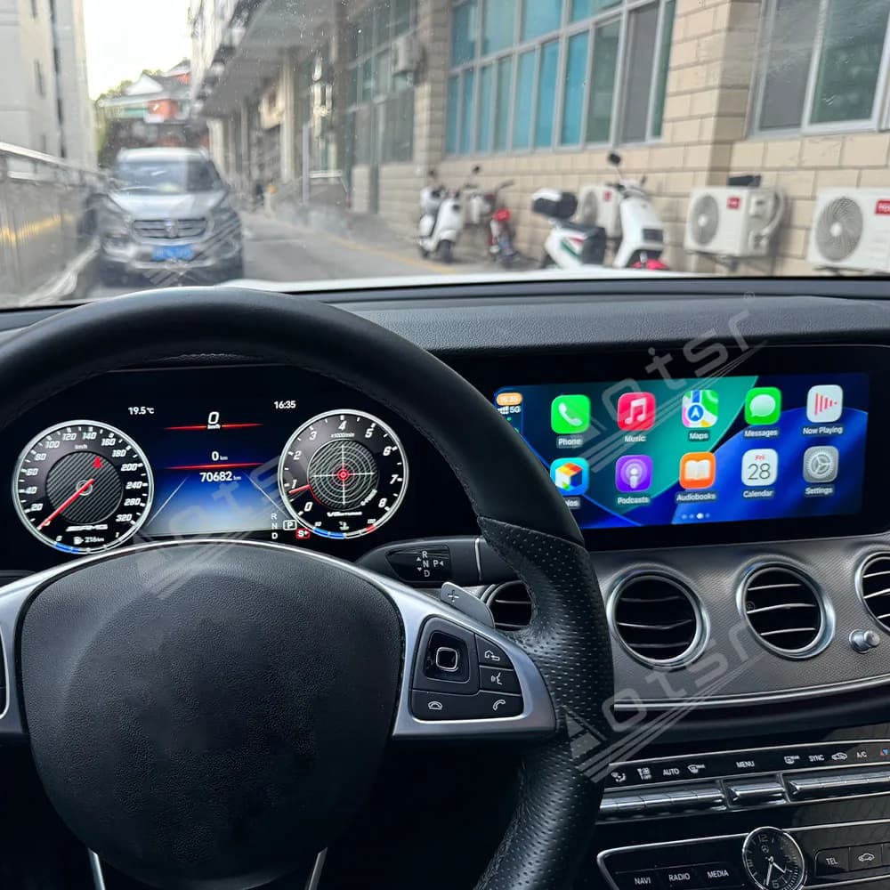 Dual 12.3’’Android 14 Carplay For Mercedes-Benz E W213 2016-2019 GPS Navigation Car Radio HD Touch Screen Auto Stereo Headunit