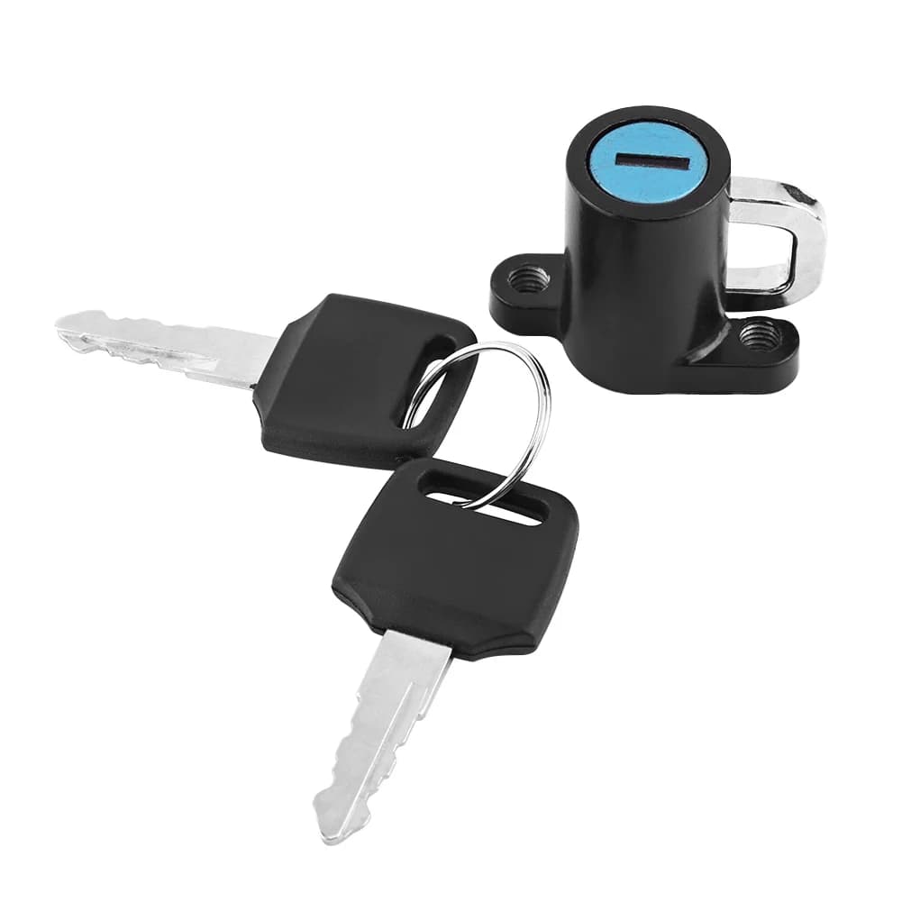 Hook for helmet hook for helmet padlock for helmet universal helmet pad for motorcycle bike padlock for helmet hook for hanging with set of 2 keys