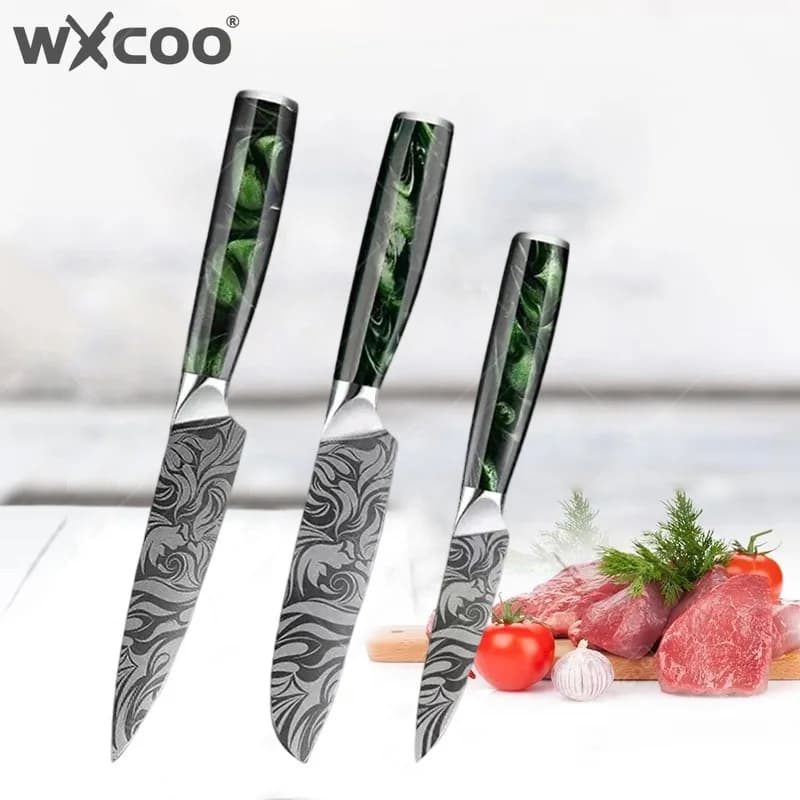 WXCOO Stainless Steel Chef's Knife Cooking Boning Knives for Kitchen Cutting Vegetables and Meat knife Kitchen Accessories