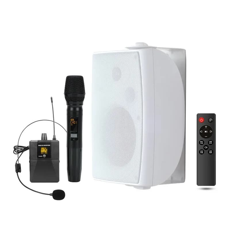 Set di Altoparlanti Wireless Premium per Studio di Danza, Aula, Palestra, Sale Conferenze Piccole e Medie, Sistema Audio Bluetooth