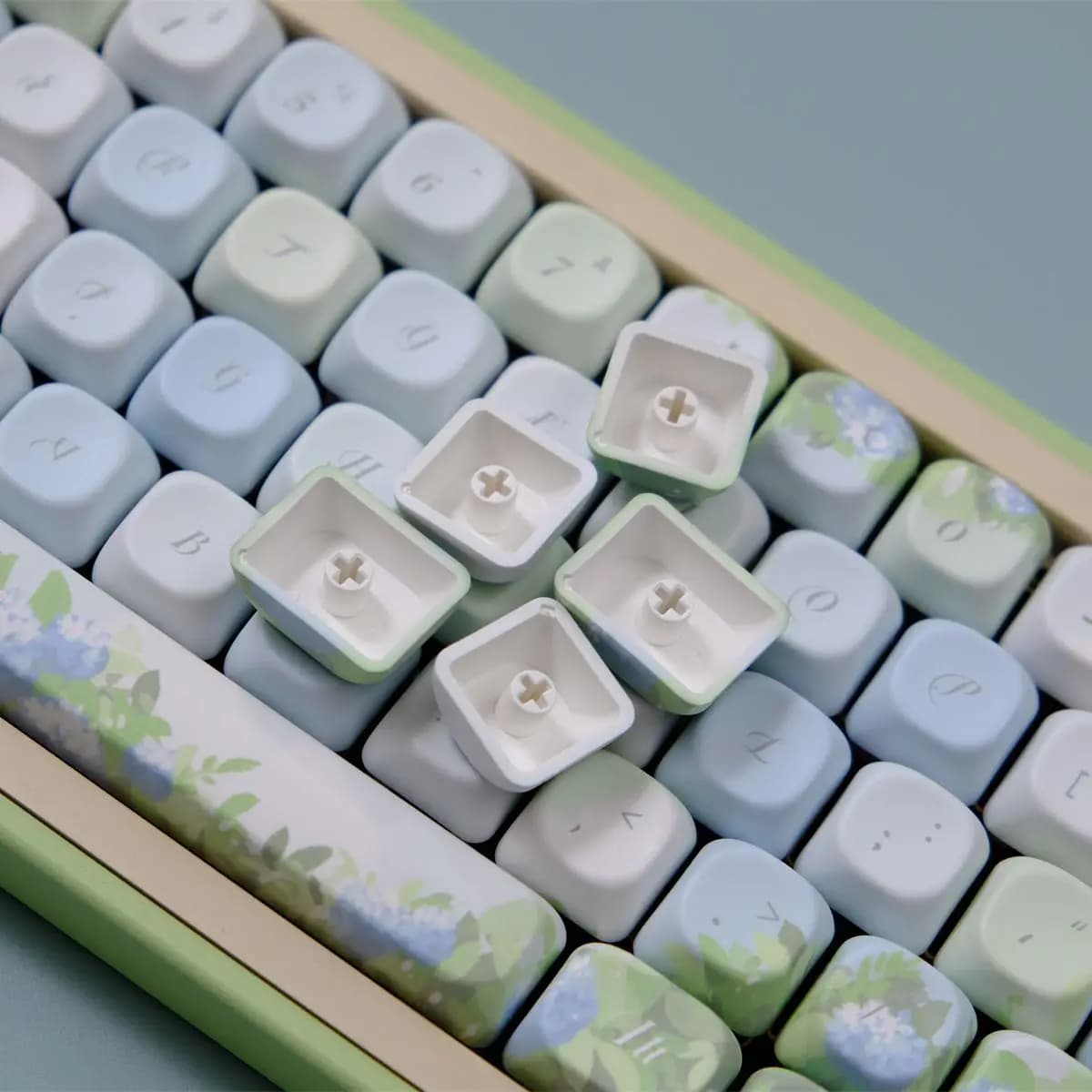 120 tasti Simpatici copritasti a basso profilo XOA/CHREEY/LOW Key Cap PBT Cherry Profilo Keycap Tastiera meccanica Made68 Mad68 Wooting 60