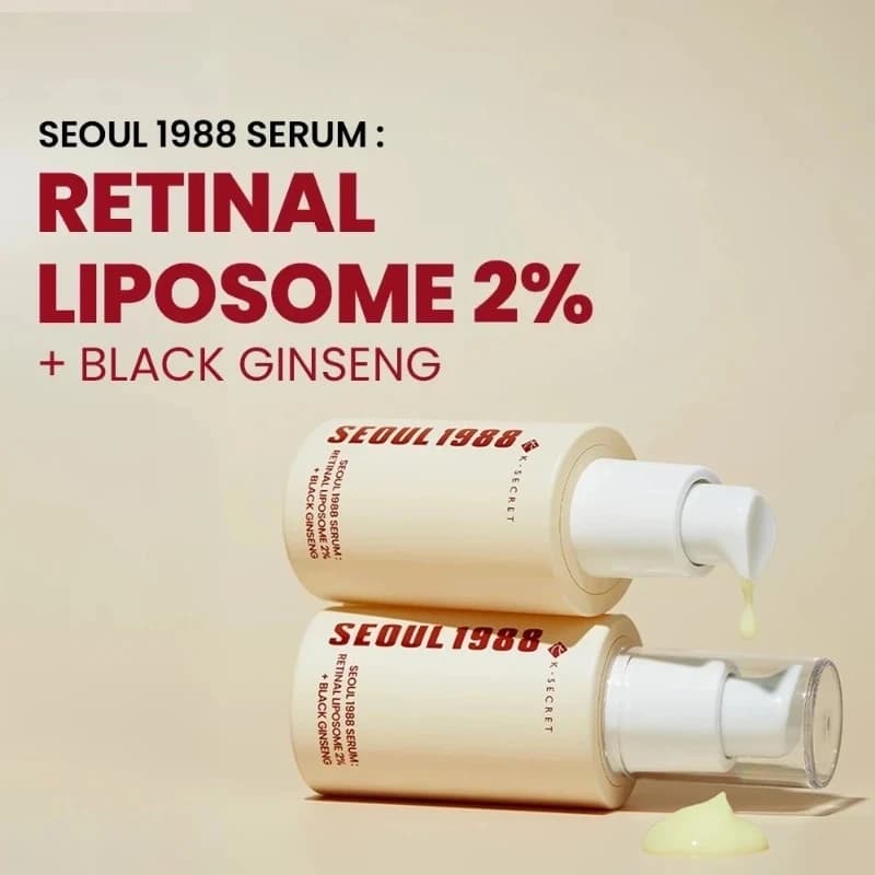 The essence of retinol and vitamin C fades wrinkles, skin and pores