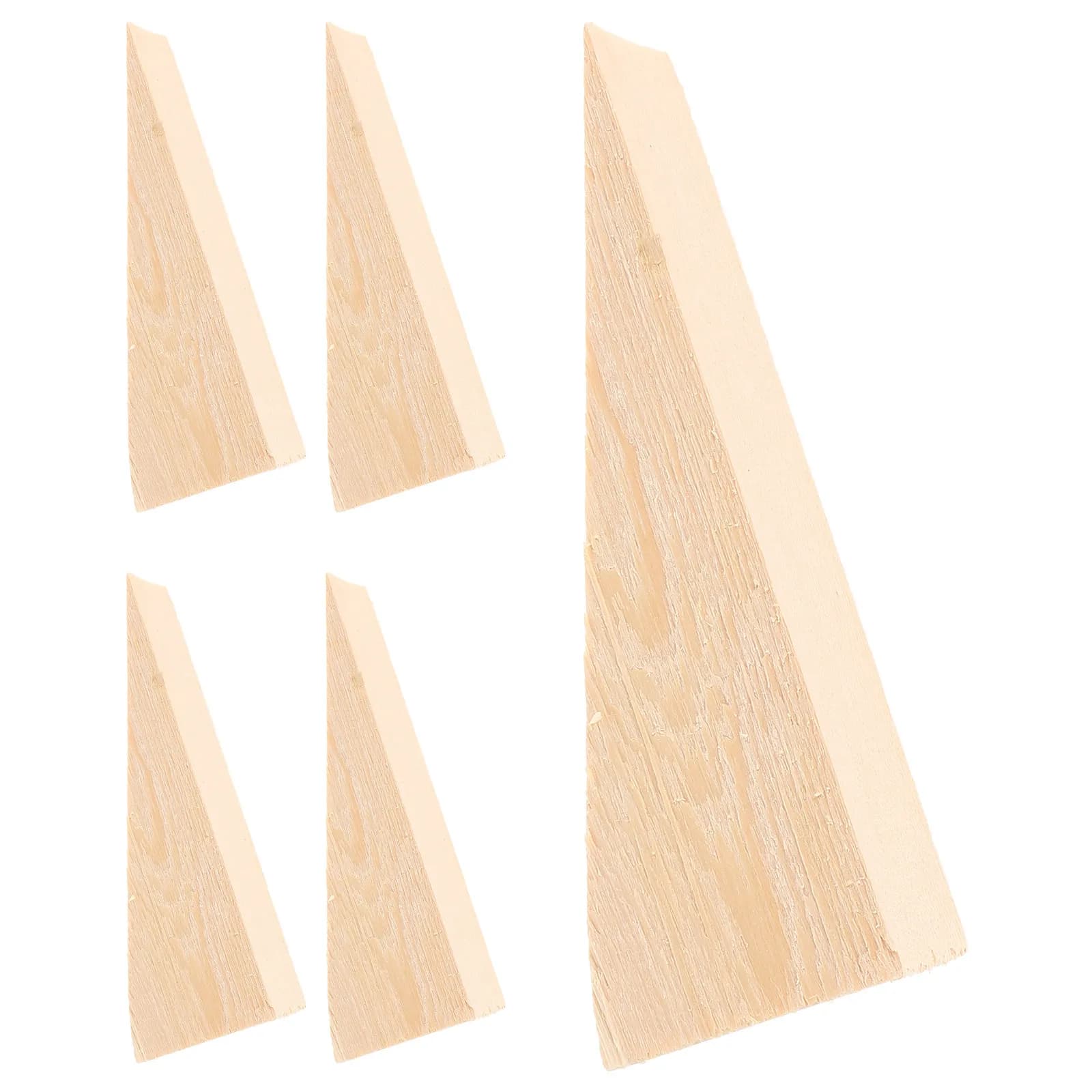 Set di 5 Livellatori per Mobili, Stabilizzatori per Sedie, Facile Installazione, Blocchi Livellanti per Gambe di Tavoli, Cunei in Legno per Superfici Irregolari