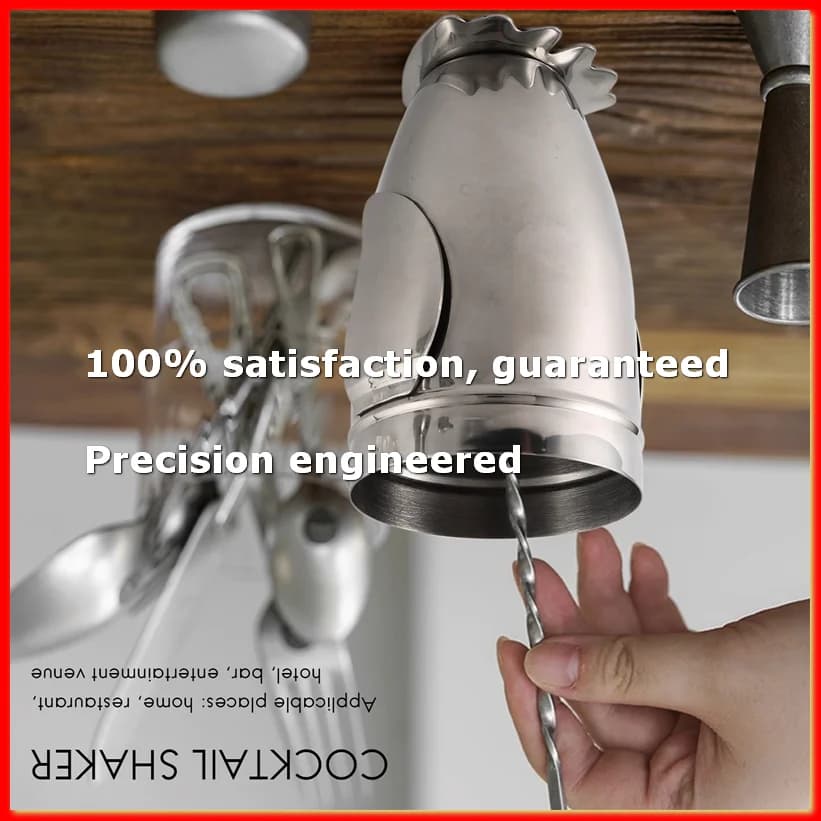 500Ml Cocktail Shaker, Penguin Stainless Steel Bar Bartender Drink Mixer Shaker Pot,Wine Bottle,Wine Accessories-A09G