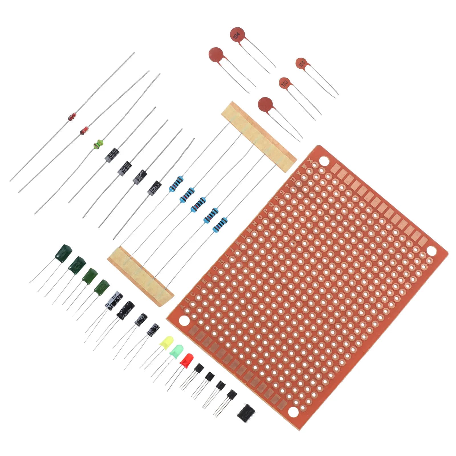 Kit di Pratica per Saldatura Elettronica, Set per Principianti, Stazione di Saldatura per Circuiti Stampati, Kit di Apprendimento per Saldatura
