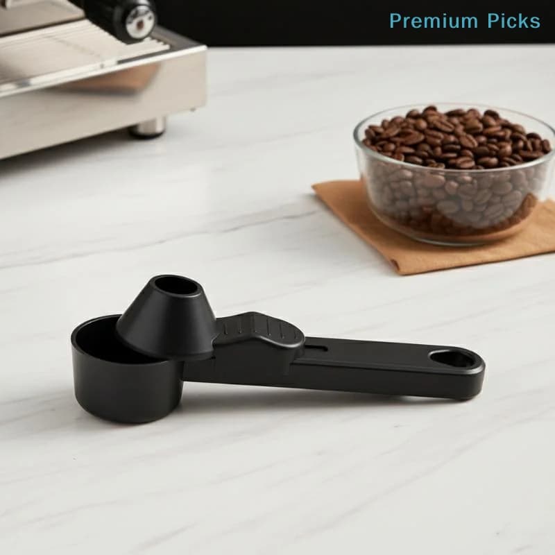 portable1 SpillProof Protein Powder Sliding Spoon Reusable with Long Handle for Easy Supplement Mixing Travel Gym