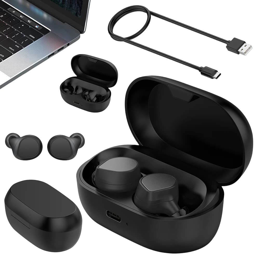 Charging Case 600mah Wireless Charger Case Type-C Port Replacement Charger Case Cradle Dock for Jabra Elite 7 Pro Earbuds