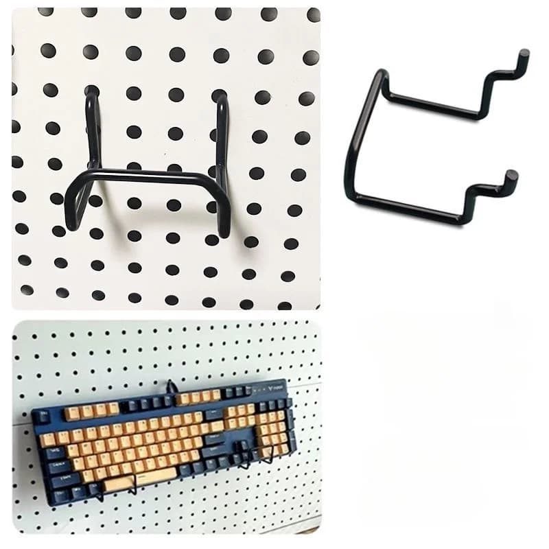 4cm 8cm storage hooks, pegboard accessories, hole board holder nail board universal tool hooks