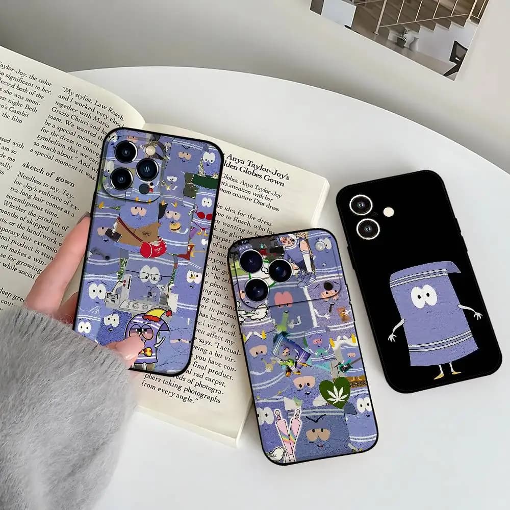 S-South-ParkS Towelie-S Custodia per telefono per IPhone 17 16 15 11 12 13 14 Pro Max 16 Plus 15Pro MAX Cover