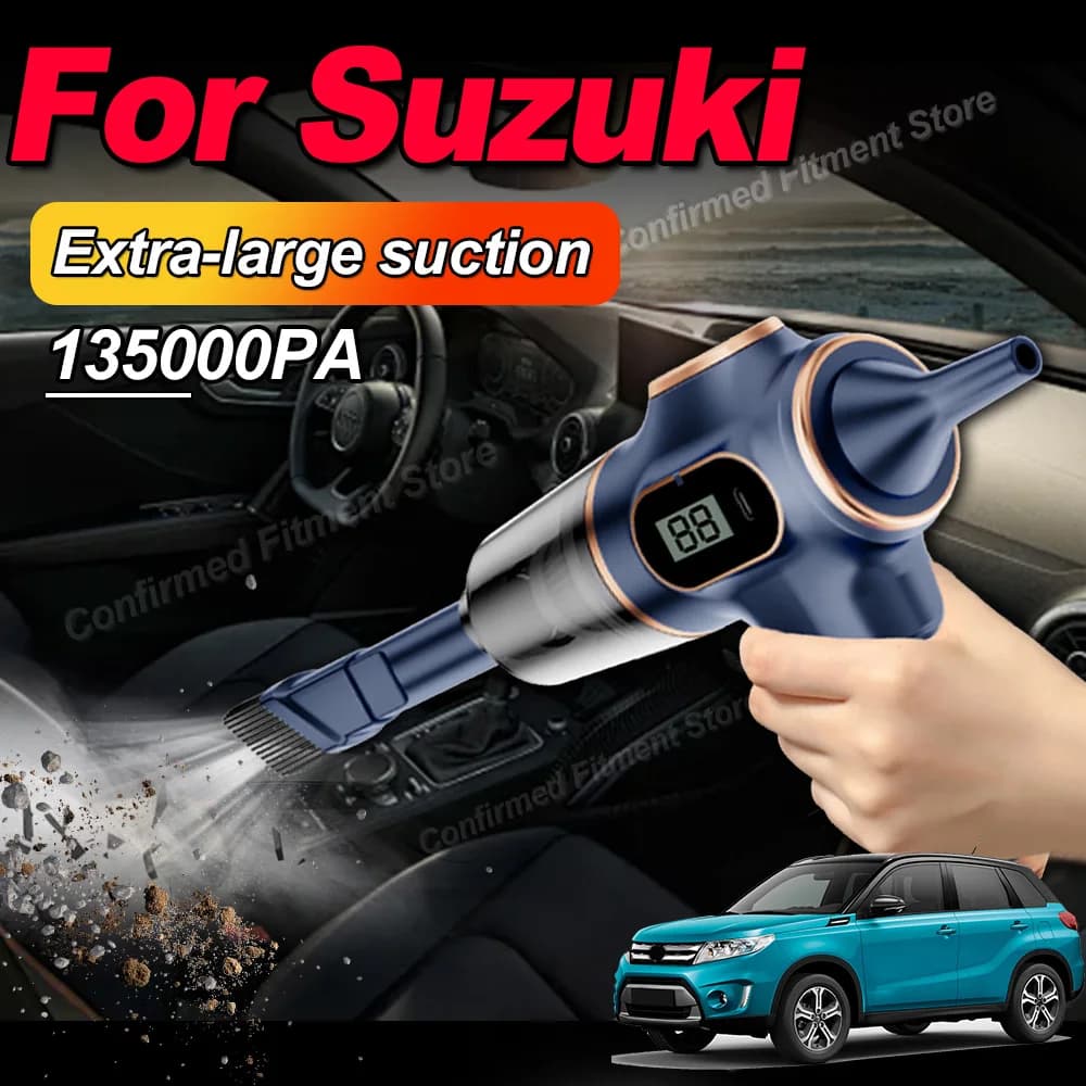 Mini aspirapolvere per auto 135000 Aspirapolvere portatile portatile ad aspirazione forte PA per Suzuki Grand Vitara 800cc 1000cc 400cc 125cc