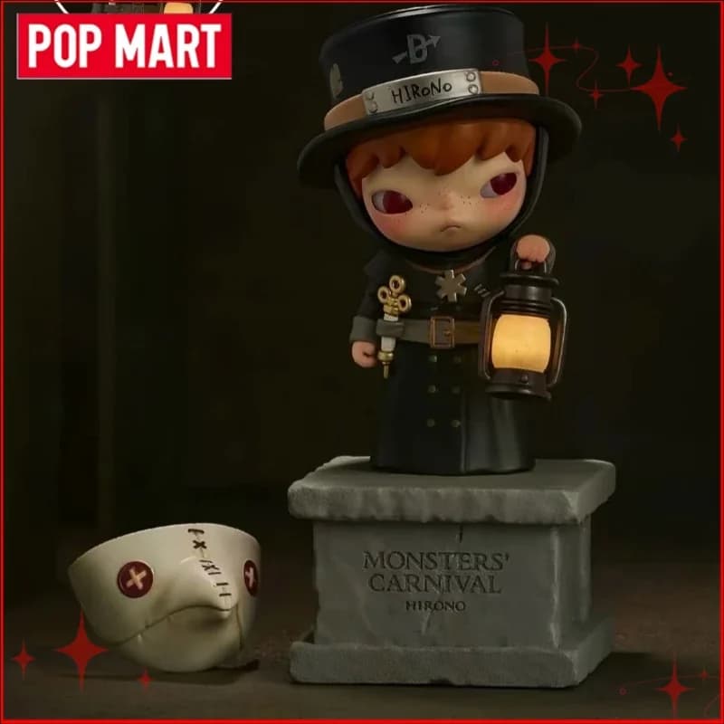 POP MART Originale Hirono MONSTERS CARNIVAL Series Blind Box | Statuetta d'Arte Originale del Designer per Collezione e Regalo