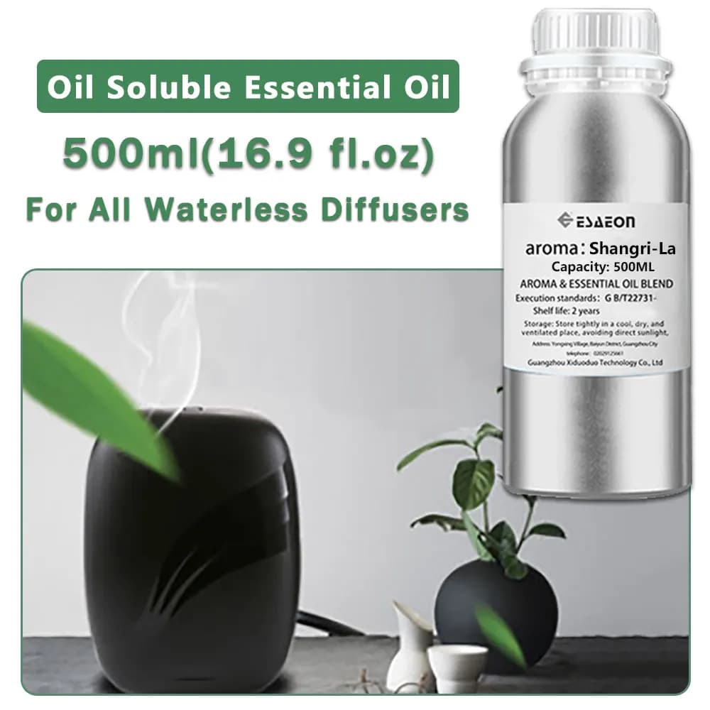 ESAEON Aromatherapy Machine Perfume Oils, Essential Oil For All Waterless Aromatherapy Diffuser, Shangri-La - 500ML (16.9 fl.oz)
