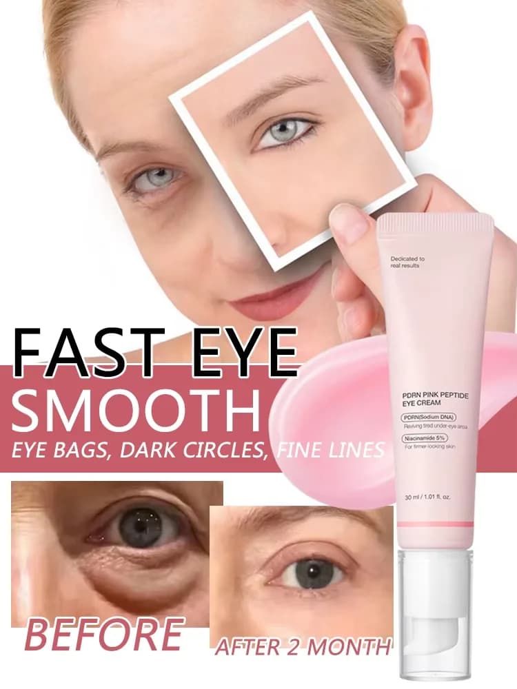 Salmon DNA PDRN Pink Peptide Eye Serum With Niacinamide Retinol For Fine Lines Anti Wrinkle Moisturizing Korean Skin Care