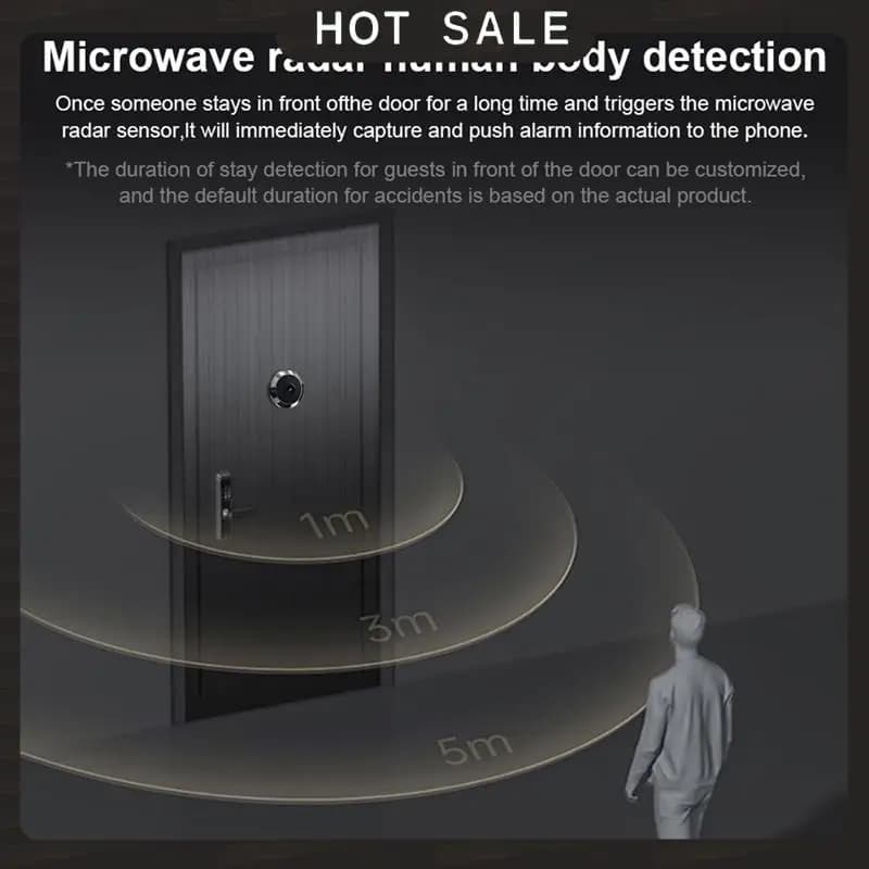 Consegna in 24 ore Videocitofono HD da 4,3 pollici con Tuya Wifi, interfaccia visiva intelligente remota e batteria ricaricabile da 5000 mAh