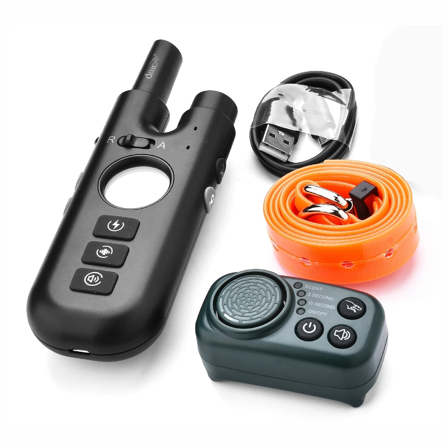 Collare per cani Hunter Beeper ricaricabile, collare di addestramento per cani elettrico a distanza LCD per Beeper per cani da caccia