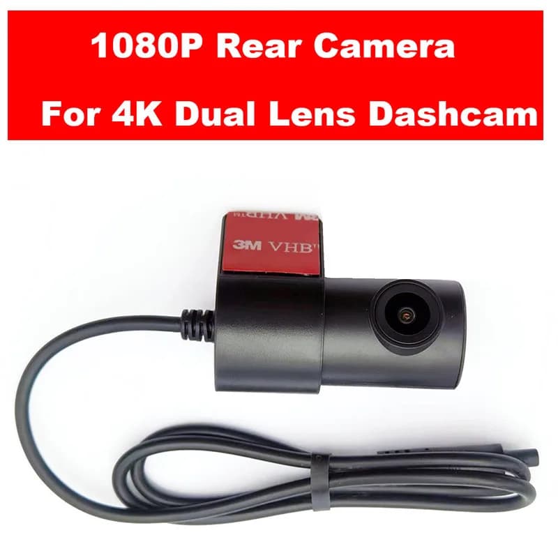 1080P Rear View Camera For 4K dual lens Wifi DVR optional(pls must contact us before placed order,doesn't fit other brand dvr)