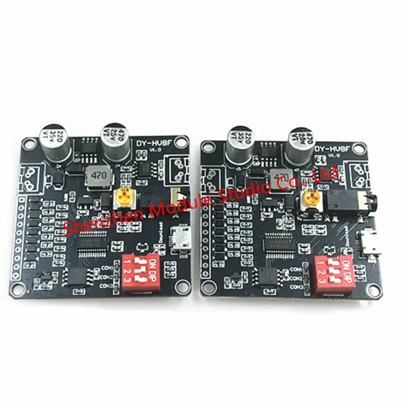 DY-HV8F Modulo di riproduzione vocale con trigger 12V/24V 10W/20W con memoria flash da 8 MB Lettore musicale MP3
