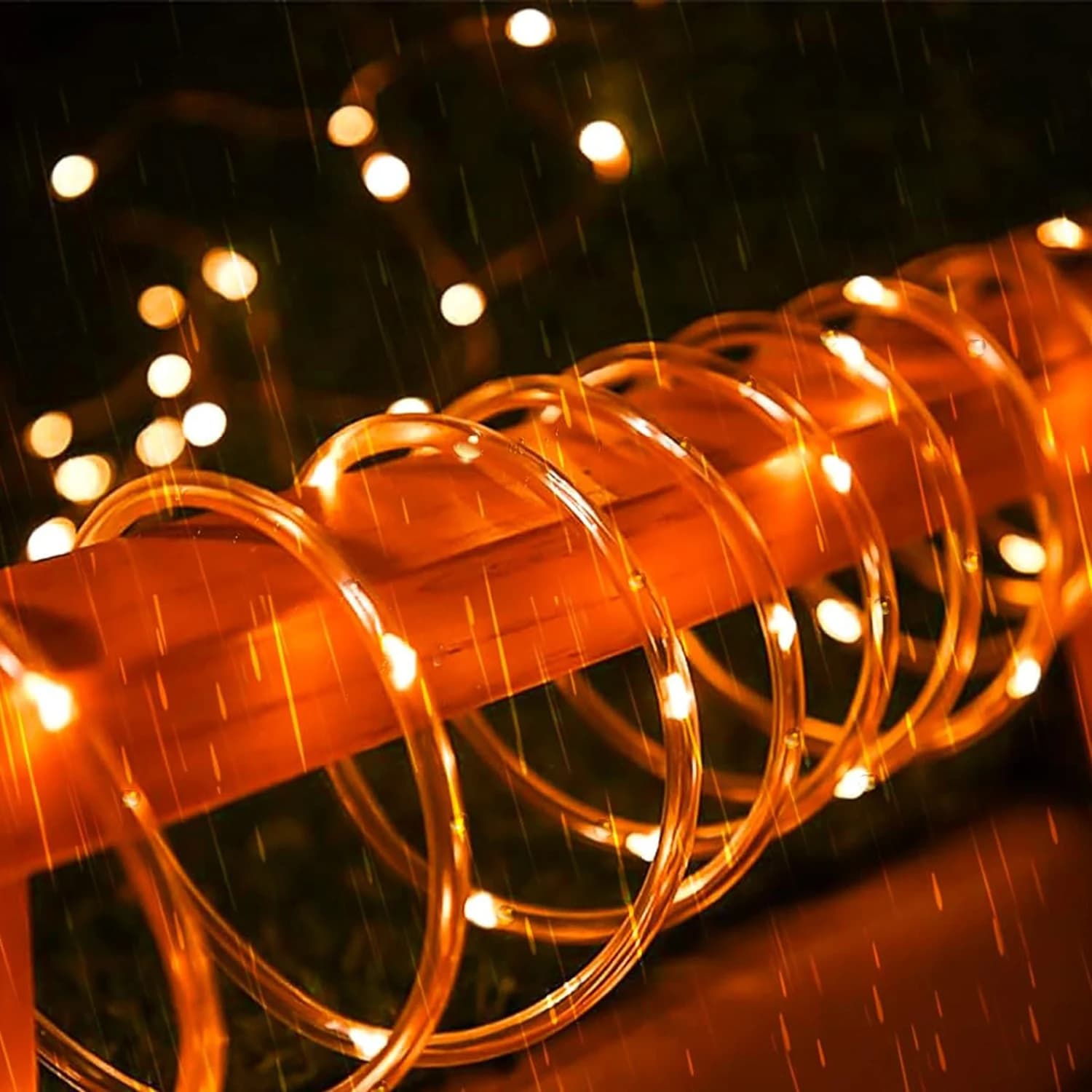 Luci Solari a Tubo LED da 12m con 100 LED, Luci a Corda per Esterni, Decorazioni Pasquali da Giardino, Luci Fatate, Luci Solari per Recinzioni, 8 Modalità di Illuminazione, Striscia LED