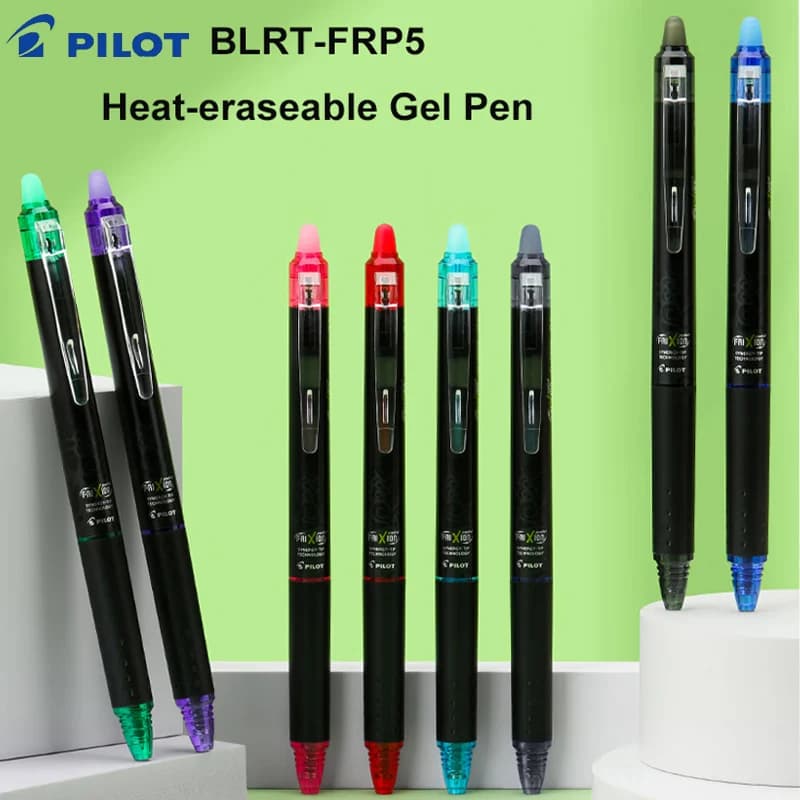 Penne Colorate Pilot BLRT-FRP5 con Flusso d'Inchiostro Regolabile a Temperatura Controllata, Penna Cancellabile per Studenti, Accessori per Planner e Quaderni