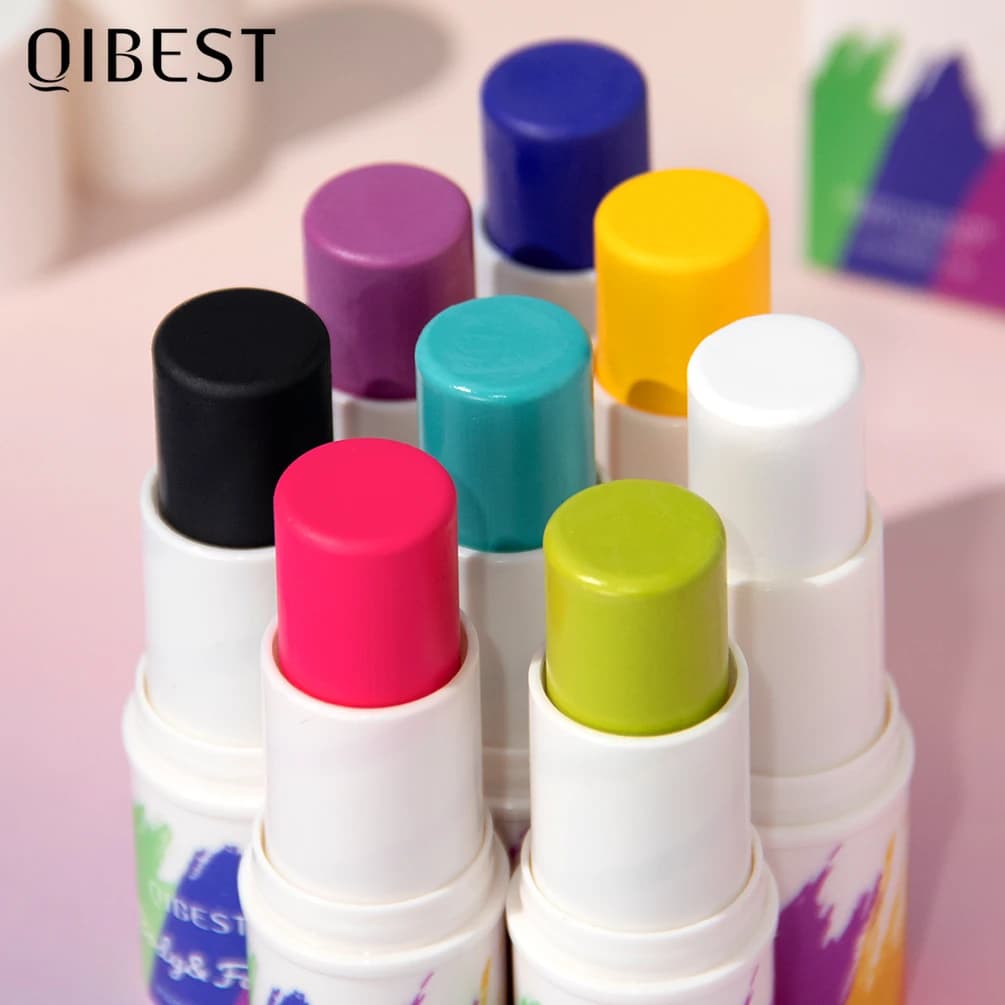 QIBEST Stick for Body Painting Long-Term Colorful For Eye Paint Sticks for Face Painting Pen Eyeliner Shade Cosmetics