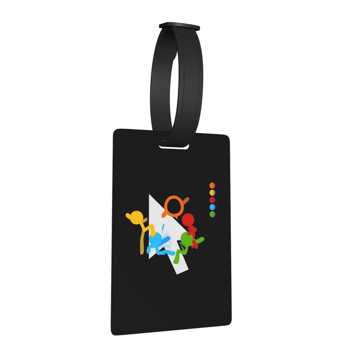 Etichette per Bagagli Divertenti Alan Animation Becker, Accessori per Valigie, Targhette per Bagagli da Viaggio, Porta Etichette con Nome e Indirizzo