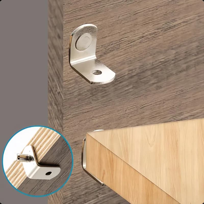 77 pcs 6.2*10mm Furniture Layer Board Pins, Wardrobe Layer Pins, Easy Insert Install, Nickel Plated Iron, Multipurpose