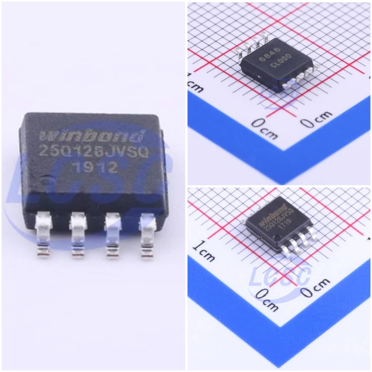 5 pezzi/confezione W25Q128JVSIQ Memoria flash seriale da 2,7 V~3,6 V 128 Mbit con chip IC Dual/Quad Spi 133 MHz SOIC-8-208mil 25Q128JVSQ
