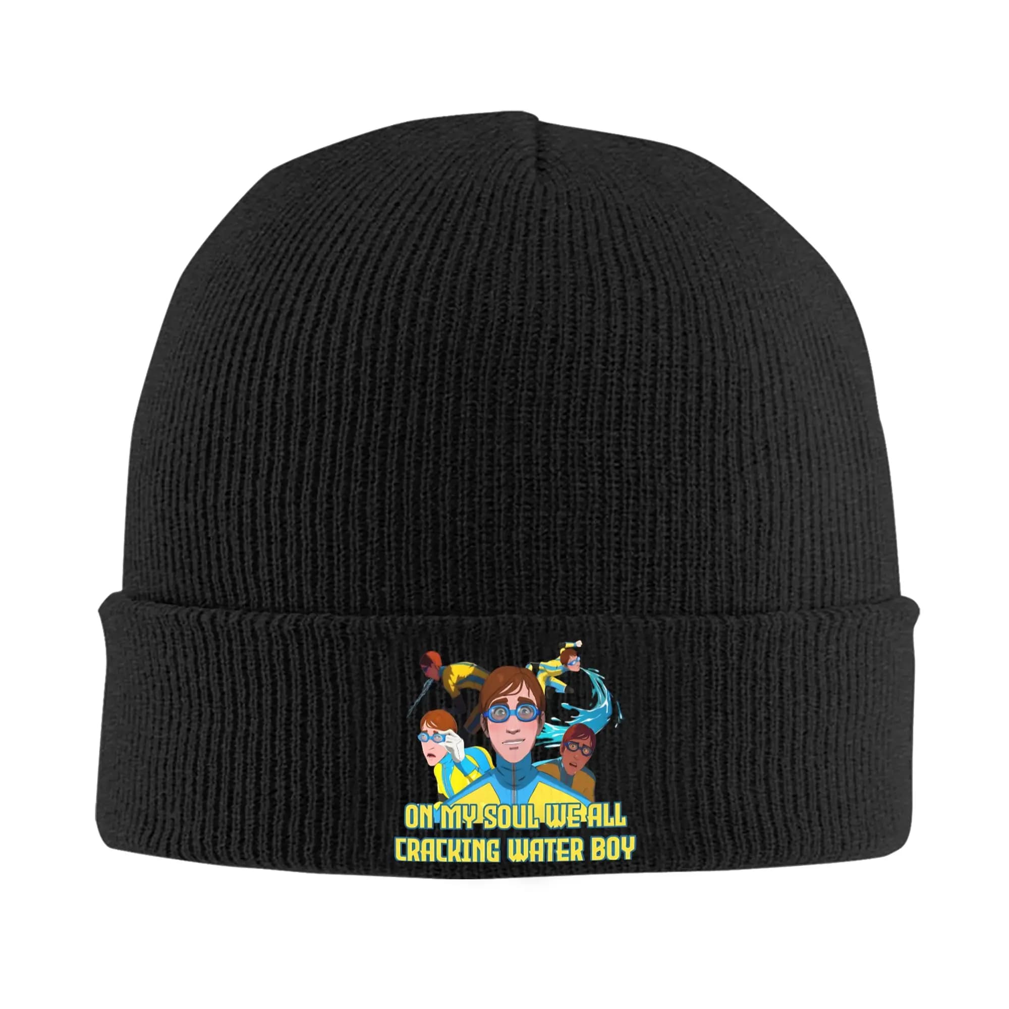 We all loving Waterboy Hats Autumn Winter Beanies Baggy Dispatch Game Caps Female Male Acrylic Knitted Caps