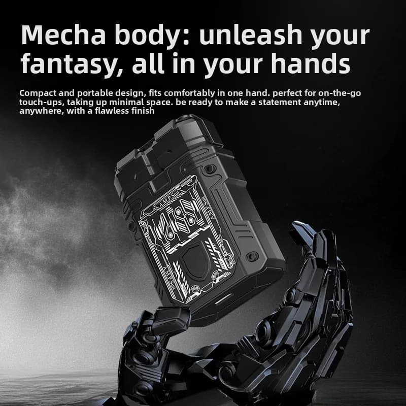 HUIBAOGE Mecha Tech Magnetic Electric Shaver New Model for Men, Portable Smart Digital Display Washable Beard Trimmer