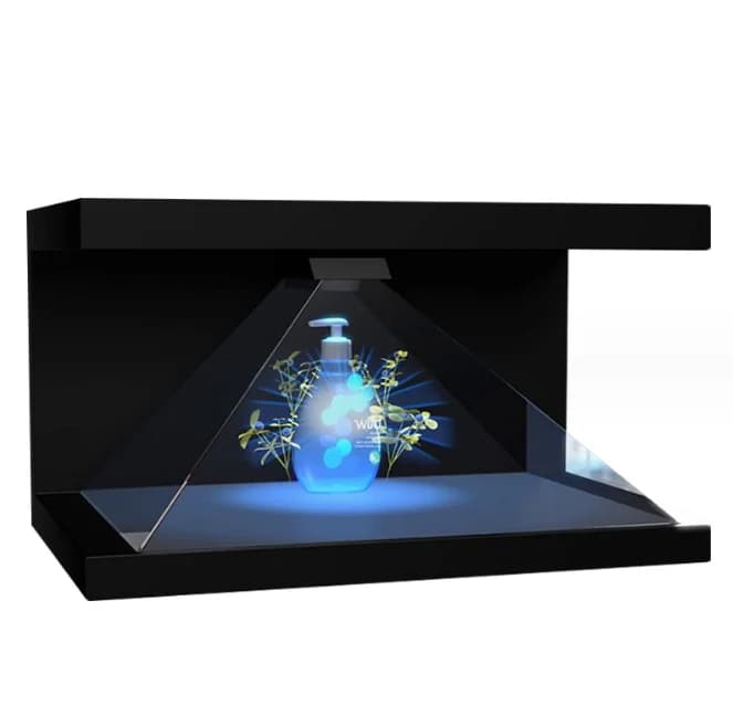 Vetrina con ologramma da 270 gradi Sistema Windows Wifi Touch Proiettore ologramma con schermo trasparente 3D